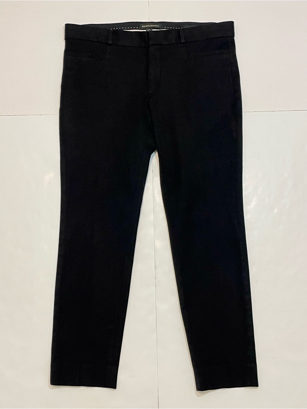 Banana Republic Sloan Fit Ankle Dress Pants Size 8 Black